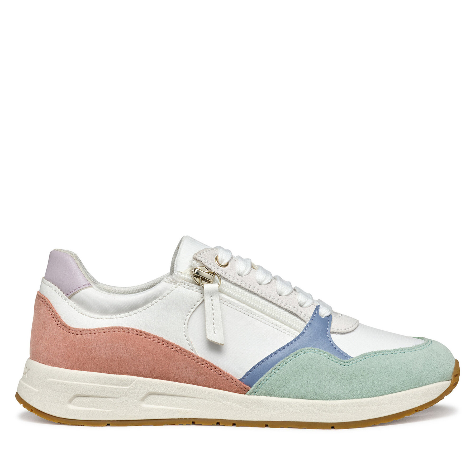 Сникърси Geox D Bulmya D36NQB 01122 C1548 Бял цвят на ниска цена