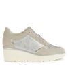 Сникърси Geox D Ilde D25RAA 0AJ22 C0898 Сребрист цвят на ниска цена