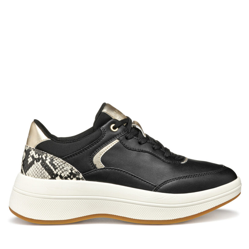 Сникърси Geox D Spherica Ecub-3 D46WTB 0BCAR C0023 Черен цвят на ниска цена