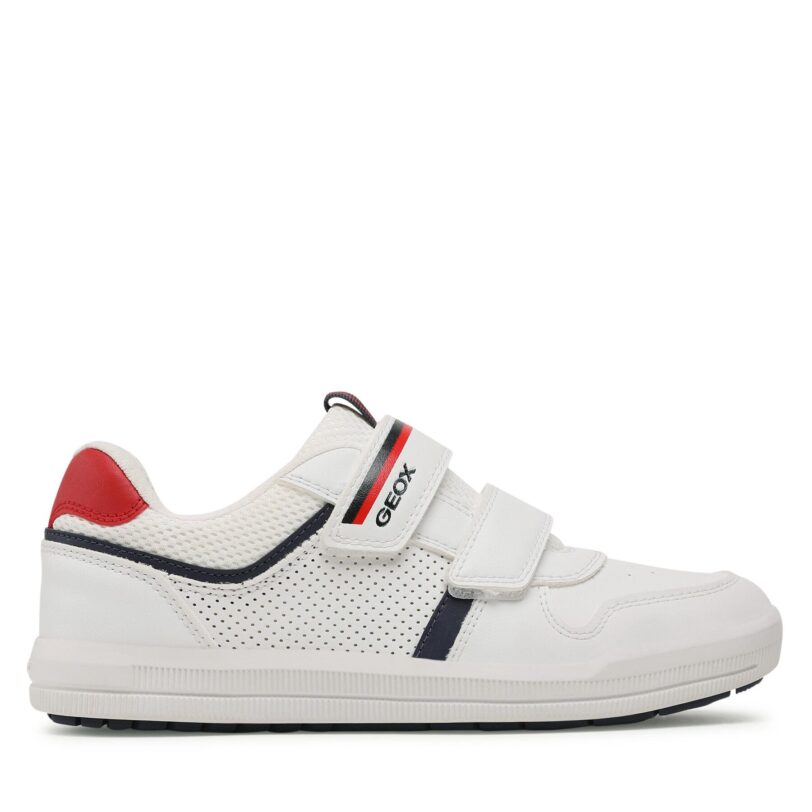Сникърси Geox J Arzach Boy J354AA0BC14C0899 D Бял цвят на ниска цена
