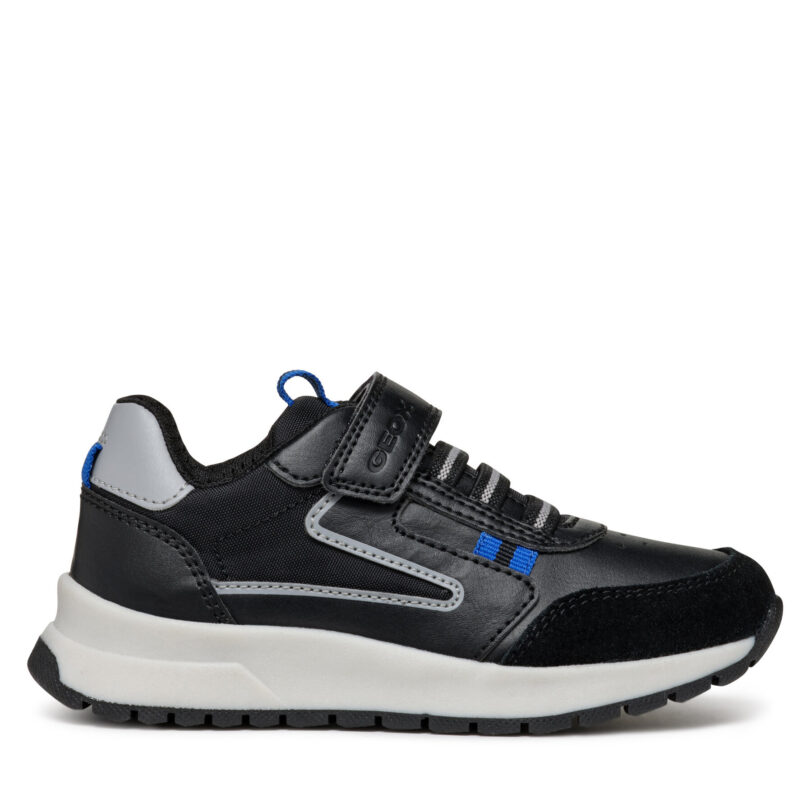 Сникърси Geox J Briezee Boy J36GMA 054FU C0017 M Черен цвят на ниска цена
