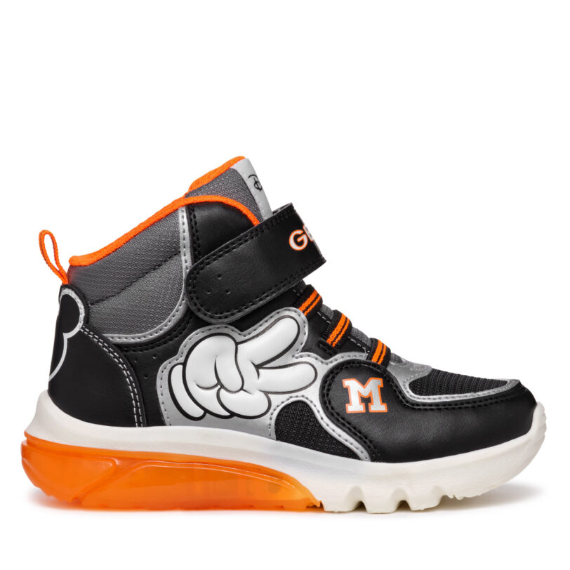 Сникърси Geox J Ciberdron Boy J46LBF 000BC C0039 D Черен цвят на ниска цена