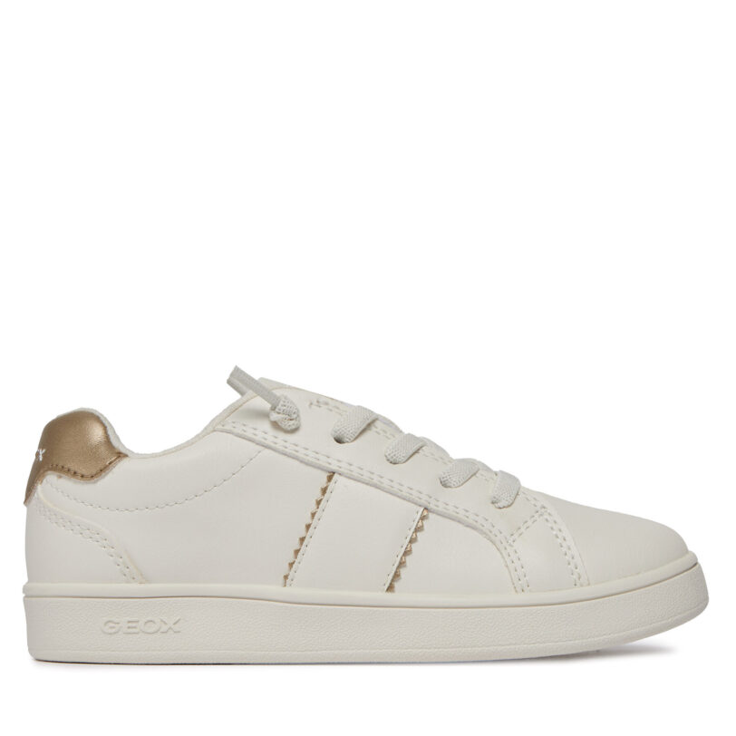 Сникърси Geox J Eclyper Girl J36LRC 000BC C0588 S Бял цвят на ниска цена