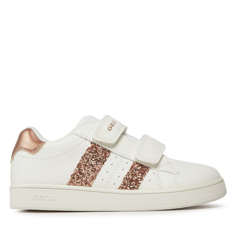 Сникърси Geox J Eclyper Girl J45LRA 000BC C1ZH8 S Бял цвят на ниска цена