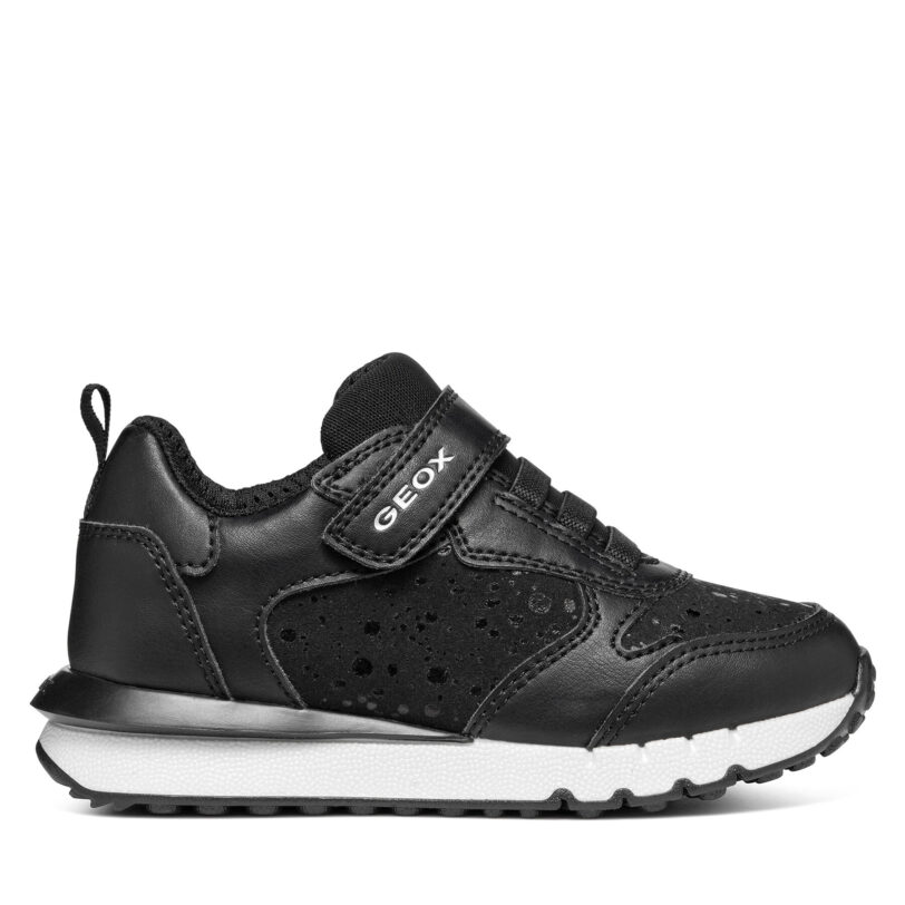 Сникърси Geox J Fastics Girl J46GZB 0BCBL C9999 S Черен цвят на ниска цена