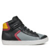 Сникърси Geox J Gisli Boy J465CA 054FU C0241 M Черен цвят на ниска цена
