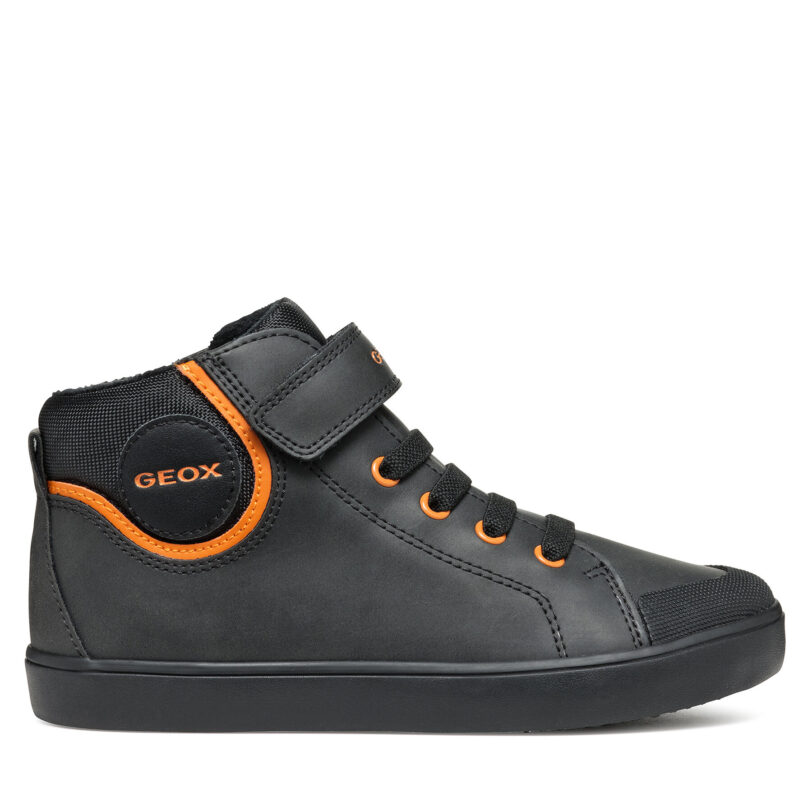 Сникърси Geox J Gisli Boy J465CC 0MEFU C9279 S Черен цвят на ниска цена