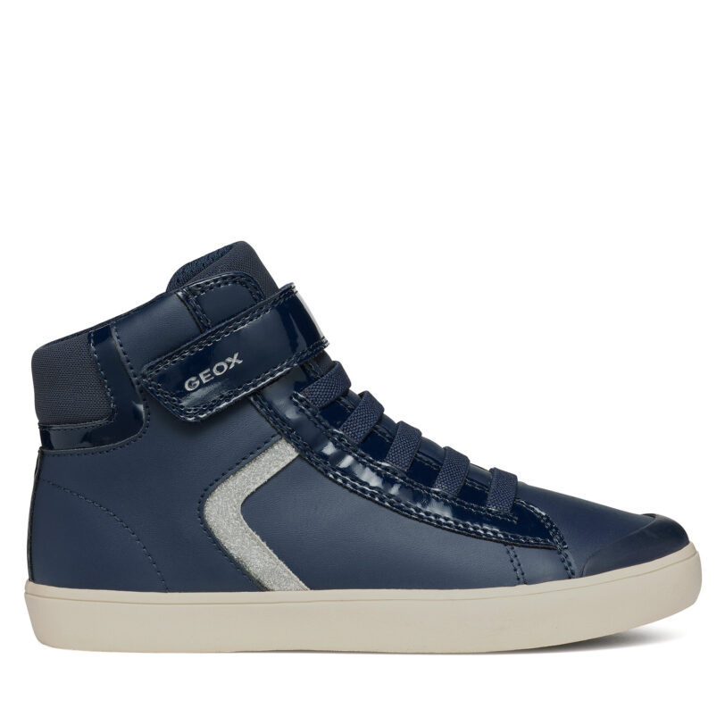 Сникърси Geox J Gisli Girl J464NA 05402 C4002 S Тъмносин цвят на ниска цена
