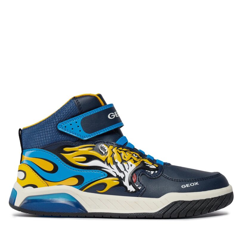 Сникърси Geox J Inek Boy J369CC 0BUCE C0657 DD Тъмносин цвят на ниска цена