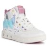 Сникърси Geox J Skylin Girl J368WC 054AS C0653 D Бял цвят на ниска цена