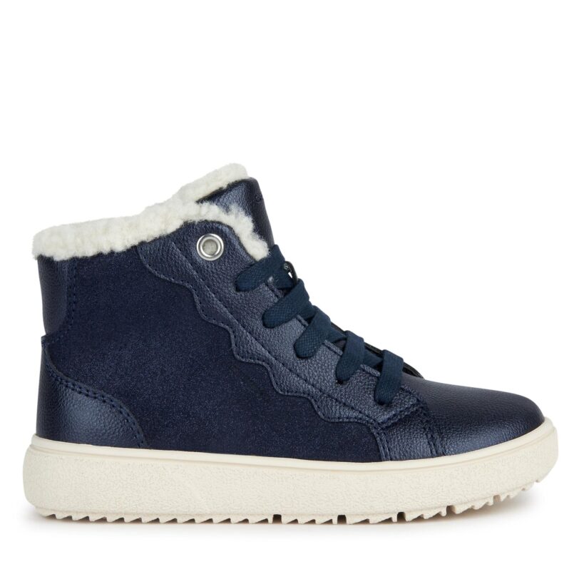 Сникърси Geox J Theleven Girl B Ab J36HTB 077BC C4021 S Тъмносин цвят на ниска цена