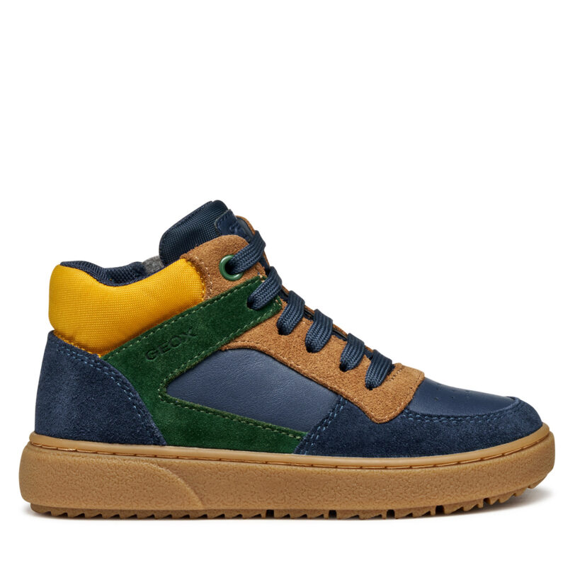 Сникърси Geox J Theleven J46LDC 05422 C4248 S Тъмносин цвят на ниска цена