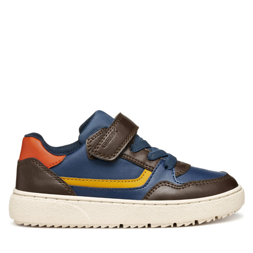 Сникърси Geox J Theleven J56LDD 054FU C0947 M Кафяв цвят на ниска цена