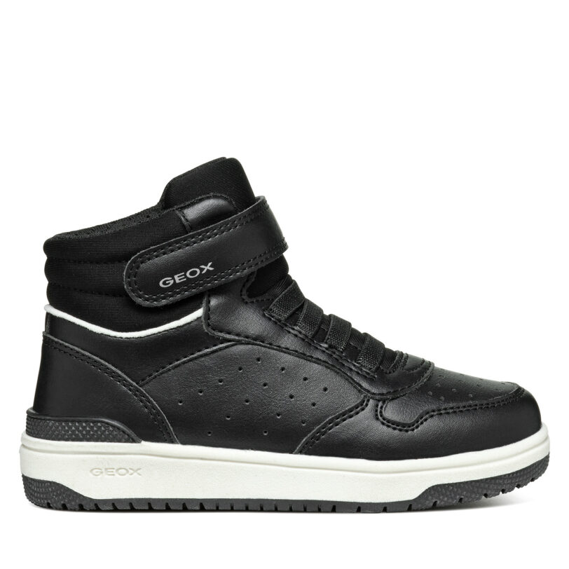 Сникърси Geox J Washiba Boy J46LQB 05415 C0127 S Черен цвят на ниска цена