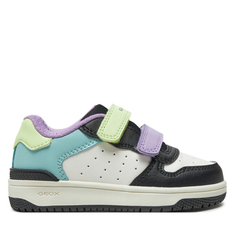 Сникърси Geox J Washiba Girl J45HXB 000BC C9240 D Черен цвят на ниска цена