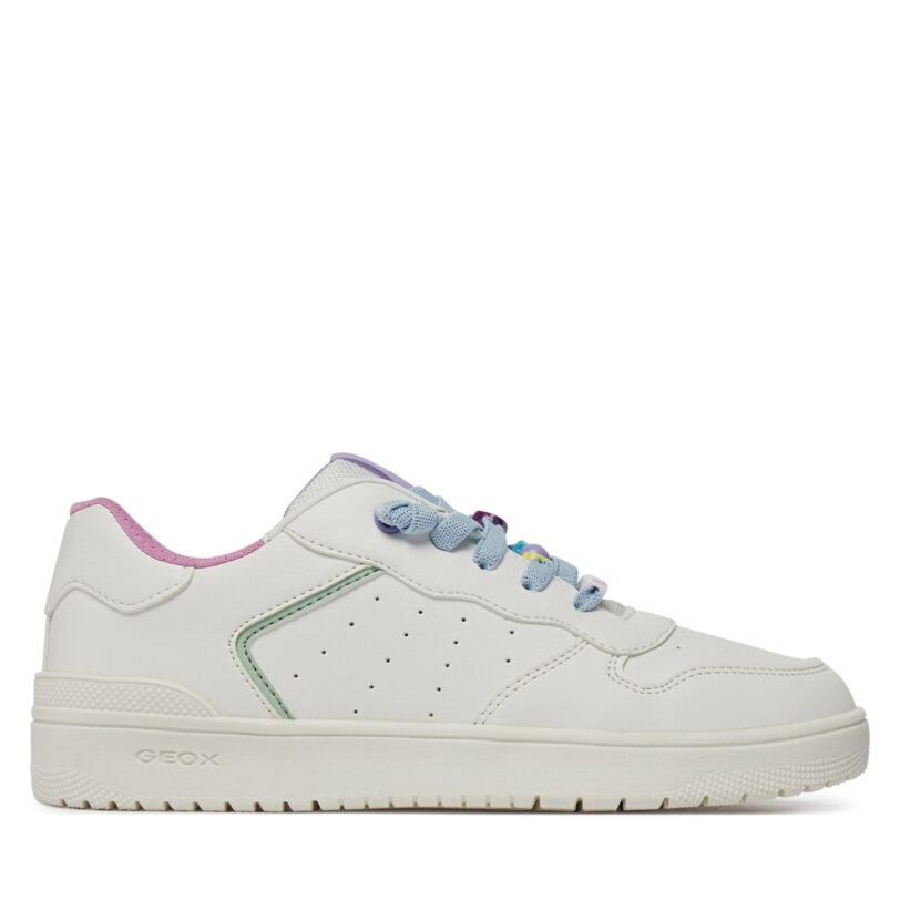 Сникърси Geox J Washiba Girl J45HXD 0003W C0653 D Бял цвят на ниска цена