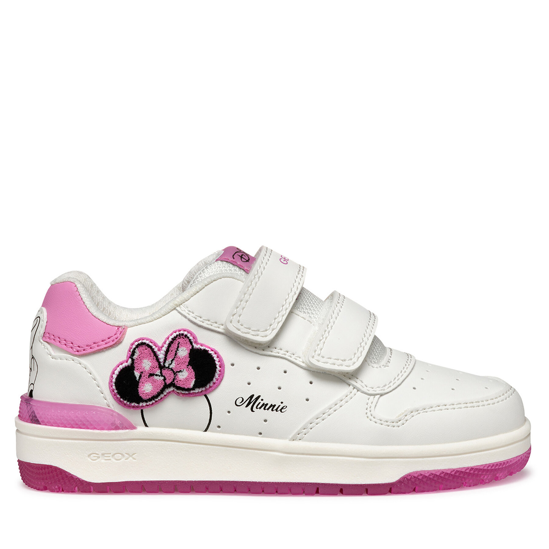 Сникърси Geox J Washiba J55HXB 000BC C0563 S Бял цвят на ниска цена