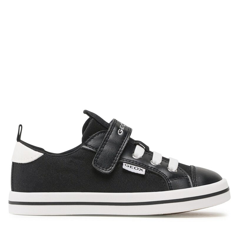 Сникърси Geox Jr Ciak Girl J3504I01054C9999 S Черен цвят на ниска цена