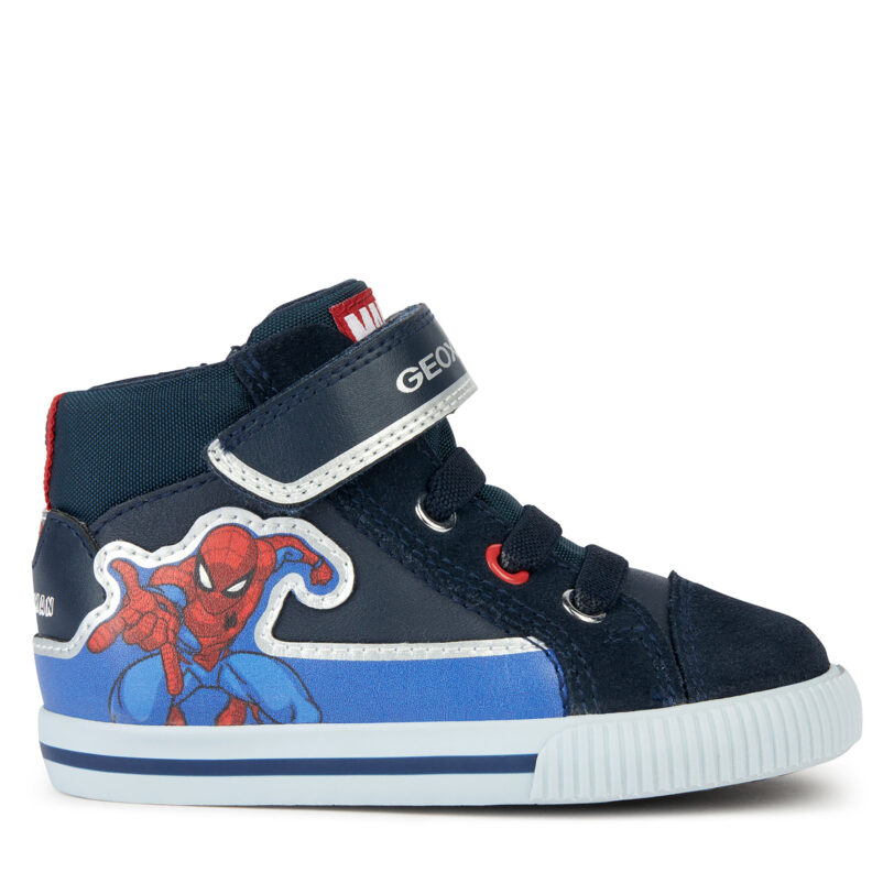 Сникърси Geox SPIDER-MAN B Kilwi Boy B36A7D 08554 C4226 S Тъмносин цвят на ниска цена