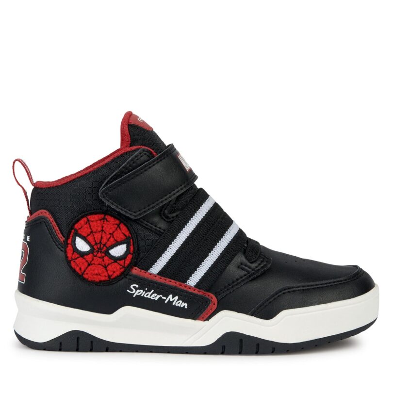 Сникърси Geox SPIDER-MAN J Perth Boy J367RD 05411 C0048 S Черен цвят на ниска цена