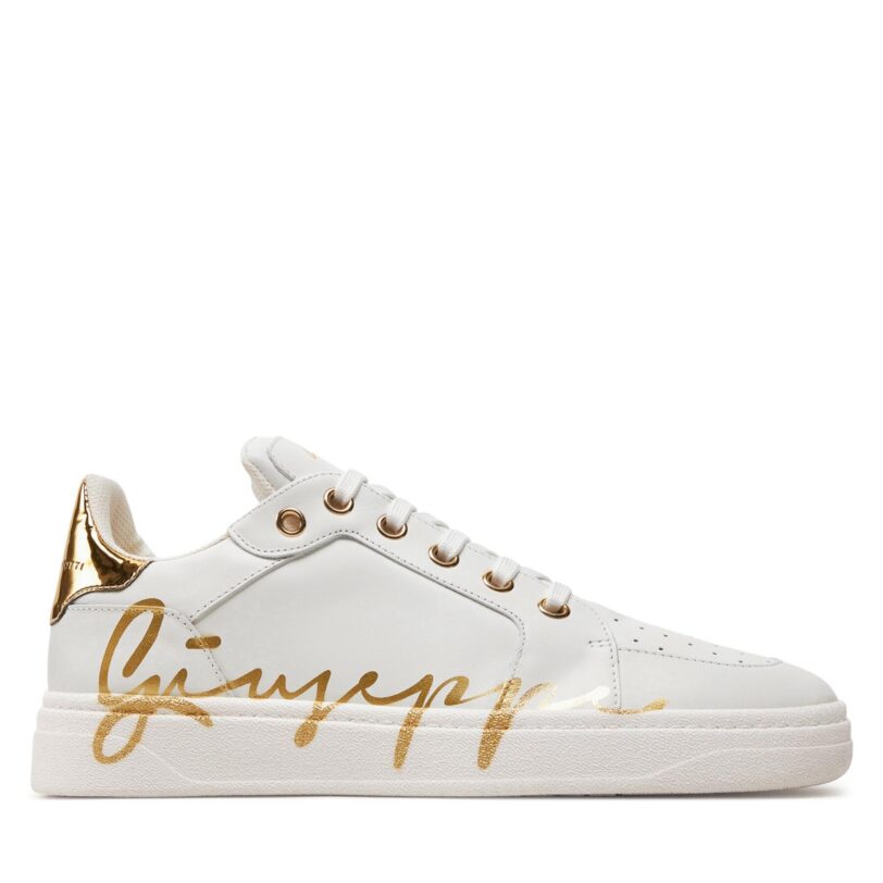 Сникърси Giuseppe Zanotti RM40006 Бял цвят на ниска цена