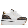 Сникърси Guess Camrio4 FLPCM4 FAL12 Бял цвят на ниска цена