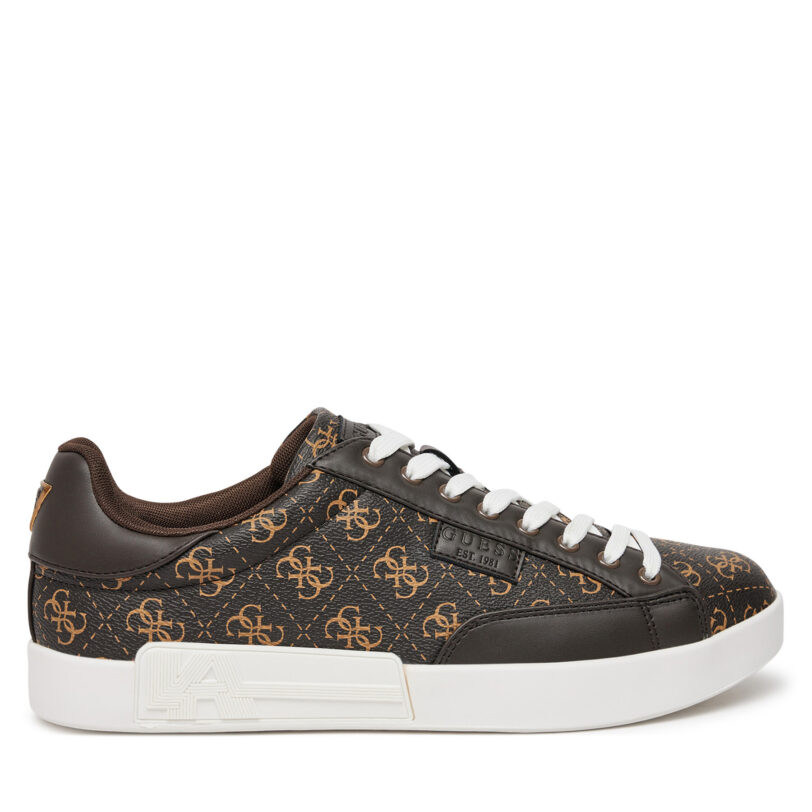 Сникърси Guess Caserta FMFCAS FAL12 Кафяв цвят на ниска цена