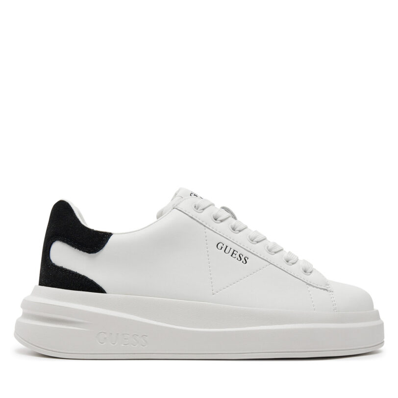 Сникърси Guess Elbina FLJELB LEA12 Бял цвят на ниска цена