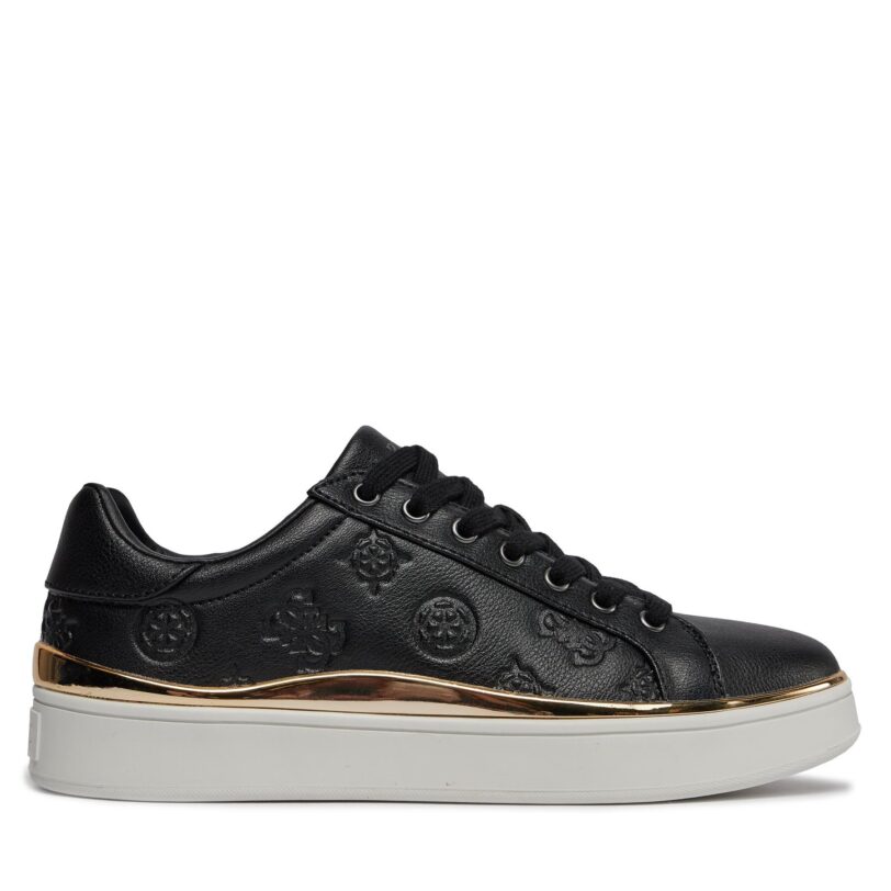 Сникърси Guess FL8BNY FAL12 Черен цвят на ниска цена