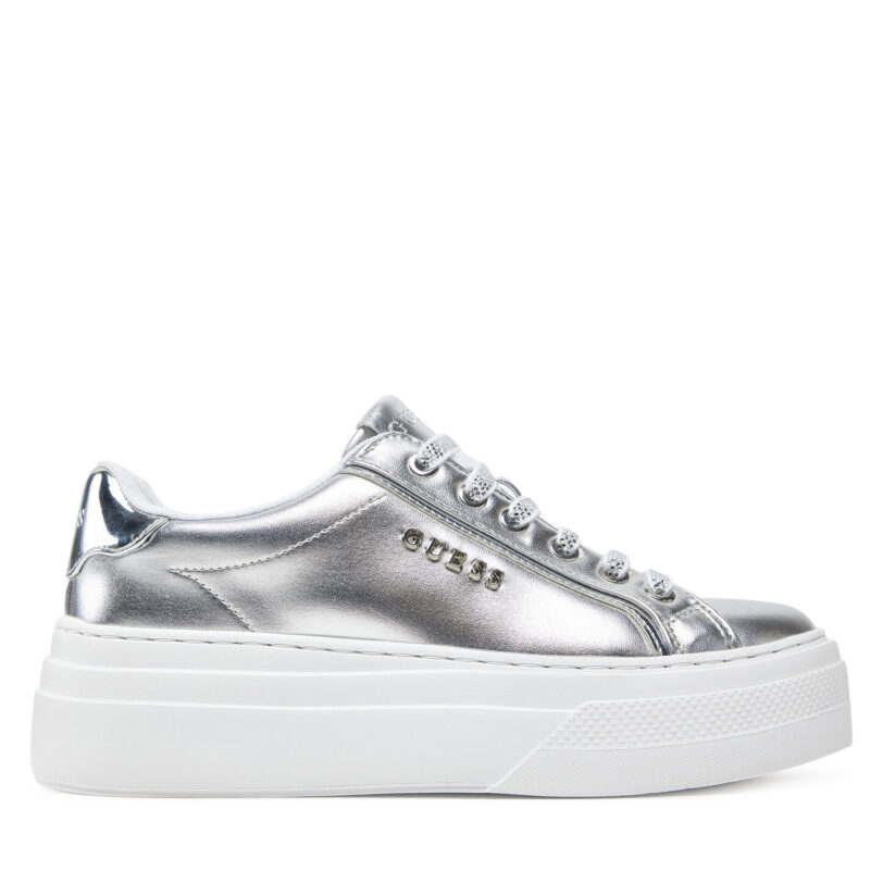 Сникърси Guess FLJMRI LEL12 Сребрист цвят на ниска цена