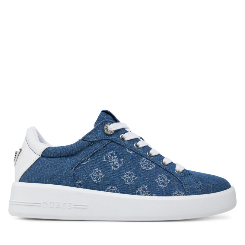 Сникърси Guess FLJRN2 DEN12 Син цвят на ниска цена