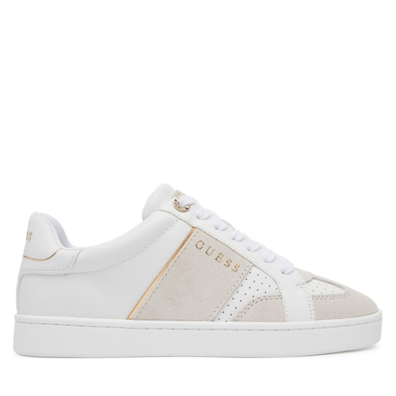 Сникърси Guess FLJRO4 ELE12 Бял цвят на ниска цена