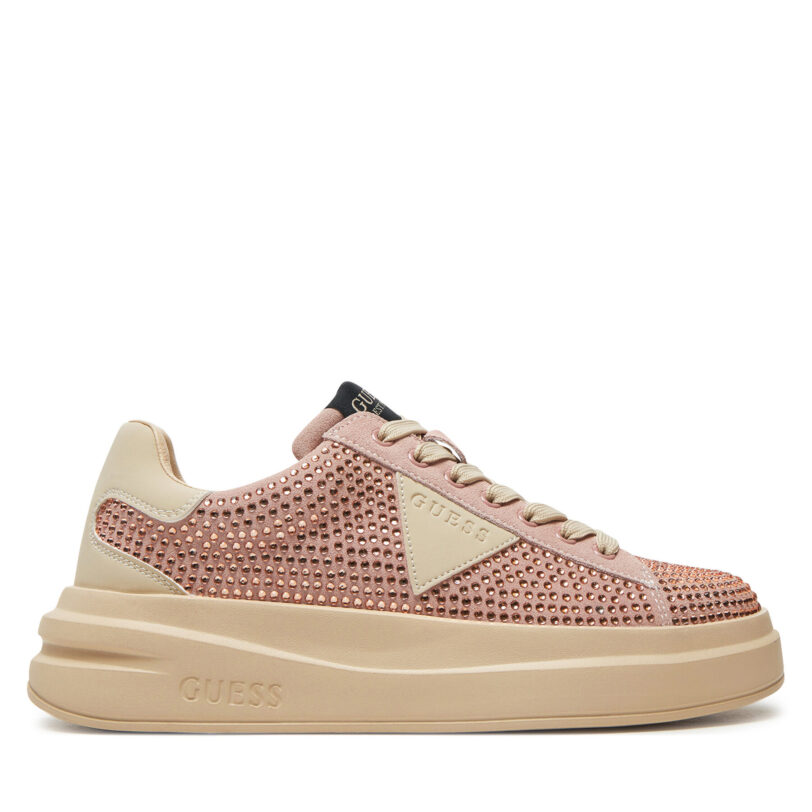Сникърси Guess FLPELB SUE12 Розов цвят на ниска цена