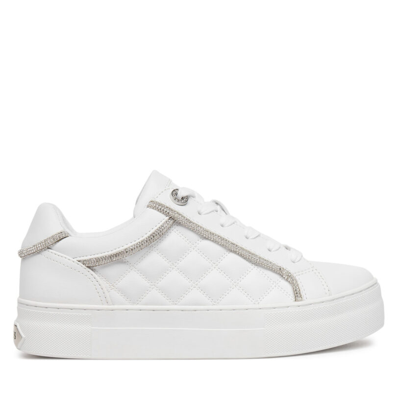 Сникърси Guess FLPGRA ELE12 Бял цвят на ниска цена