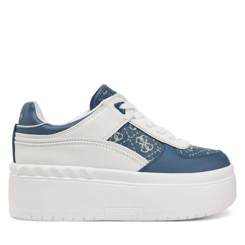 Сникърси Guess FLPR2D DEN12 Син цвят на ниска цена