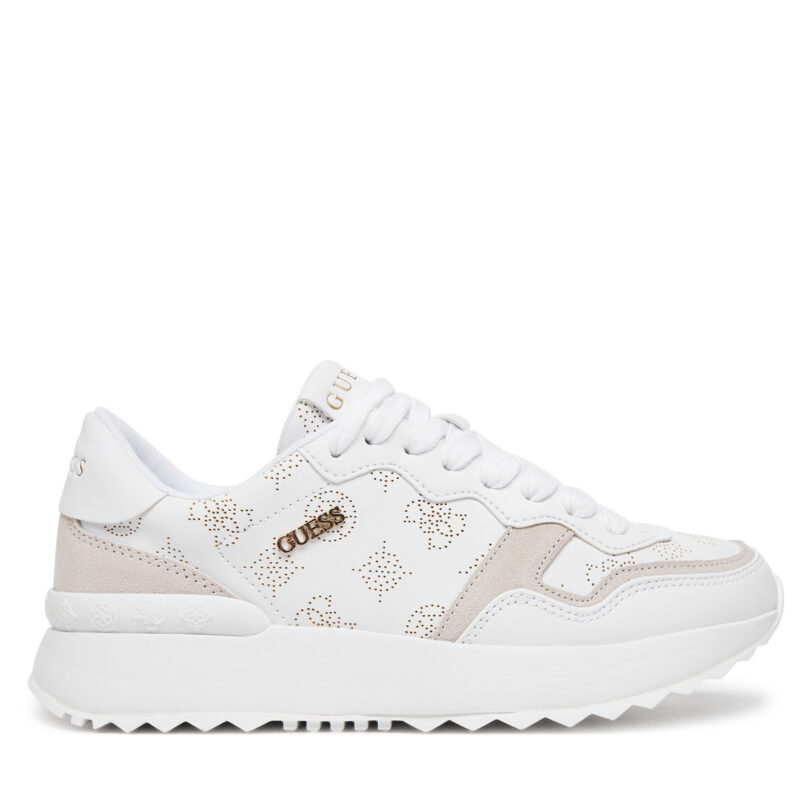 Сникърси Guess FLPVI3 LEL12 Бял цвят на ниска цена