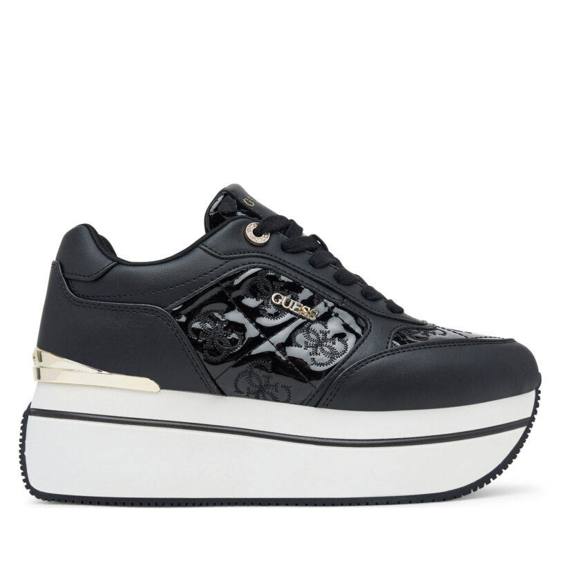 Сникърси Guess FLTCM9 FAL12 Черен цвят на ниска цена