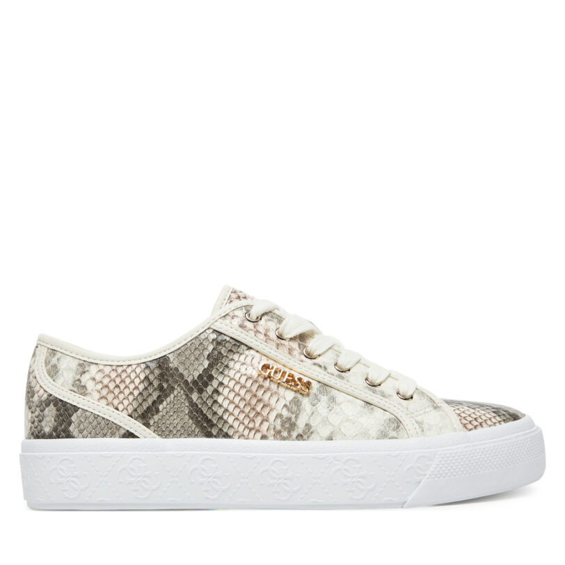 Сникърси Guess FLTJLV ELE12 Сив цвят на ниска цена