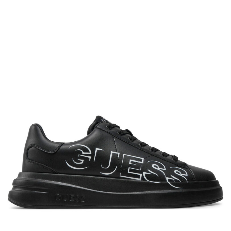 Сникърси Guess FMPELB FAB12 Черен цвят на ниска цена