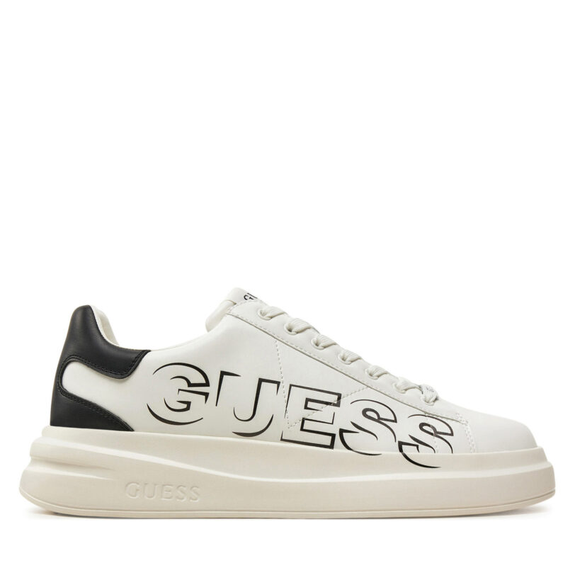 Сникърси Guess FMPELB SUE12 Бял цвят на ниска цена