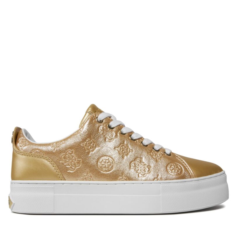 Сникърси Guess Gianele4 FLPGN4 LEL12 Златист цвят на ниска цена