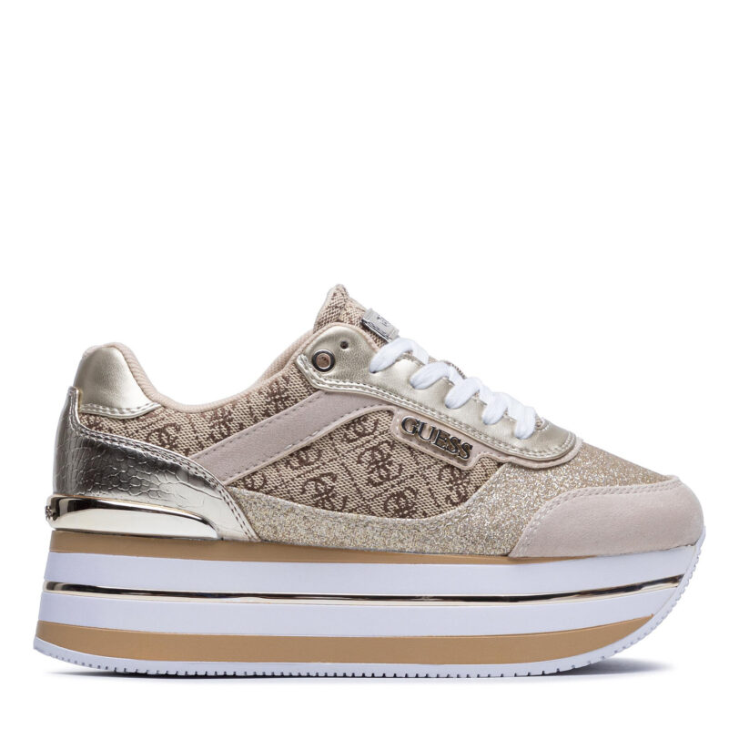 Сникърси Guess Hansin2 FL5HNS FAL12 Златист цвят на ниска цена