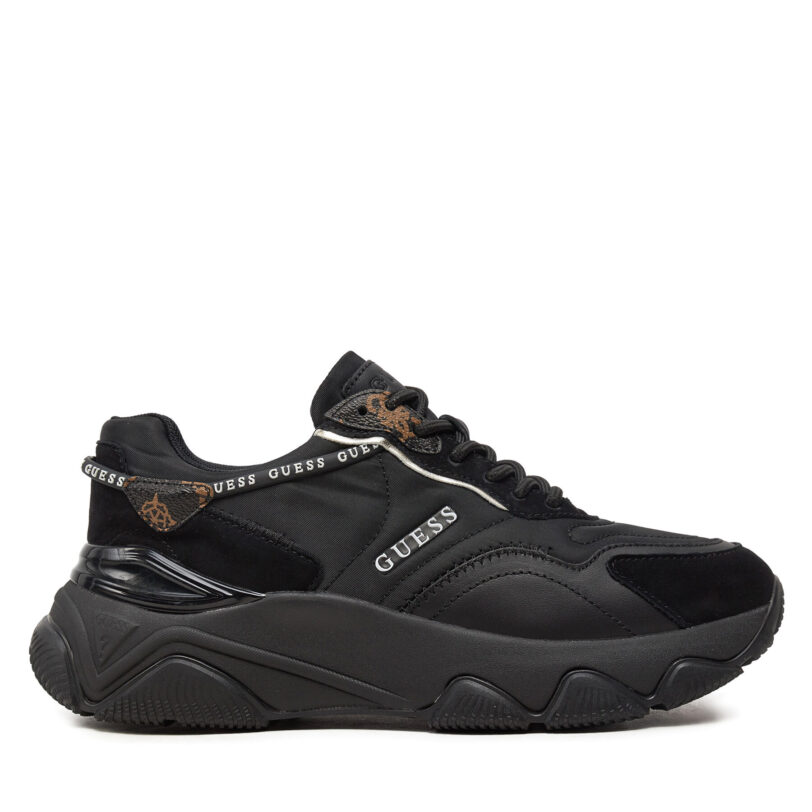 Сникърси Guess Micola FL7MIC FAL12 Черен цвят на ниска цена