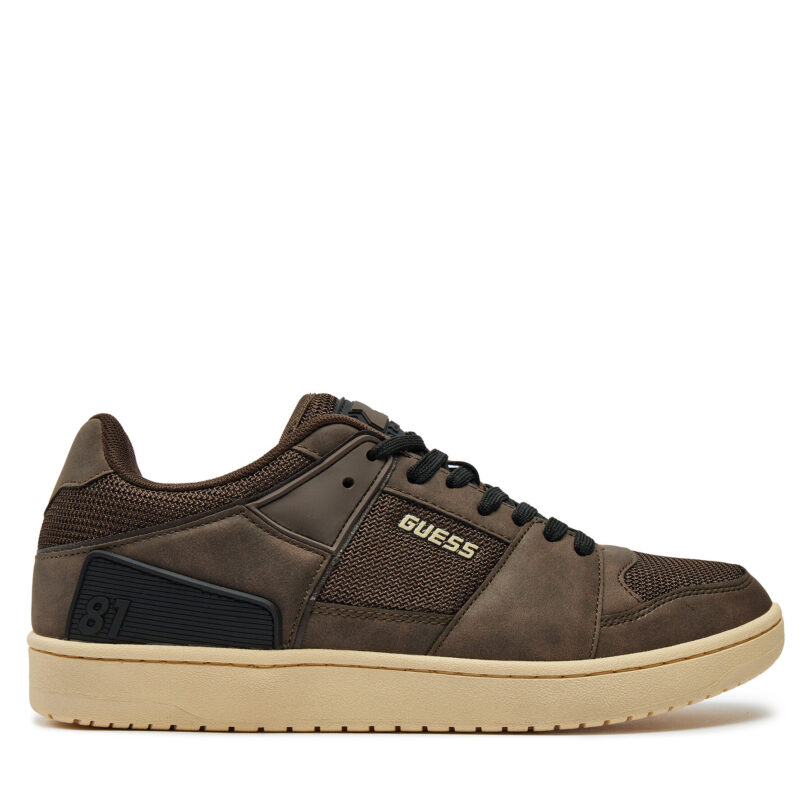 Сникърси Guess Sava Low FMTSAL FAB12 Кафяв цвят на ниска цена