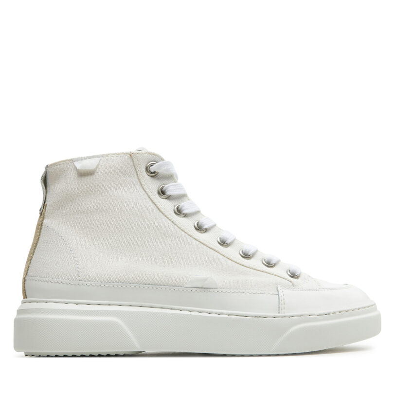Сникърси Inuikii Canvas Lex High 50103-991 Бял цвят на ниска цена