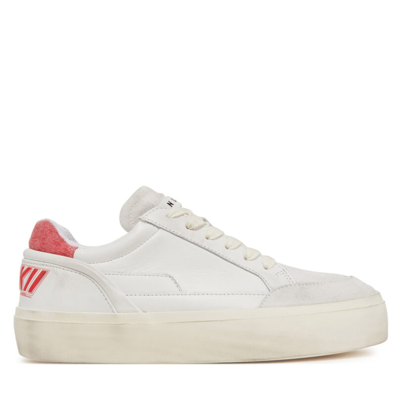 Сникърси Inuikii Lila Low 30102-850 Бял цвят на ниска цена