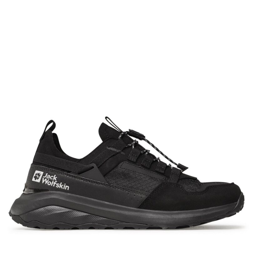 Сникърси Jack Wolfskin Dromoventure Athletic Low M 4057011 Черен цвят на ниска цена
