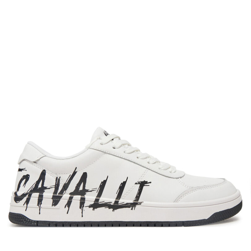 Сникърси Just Cavalli 78QA3SM5 ZP397 Бял цвят на ниска цена