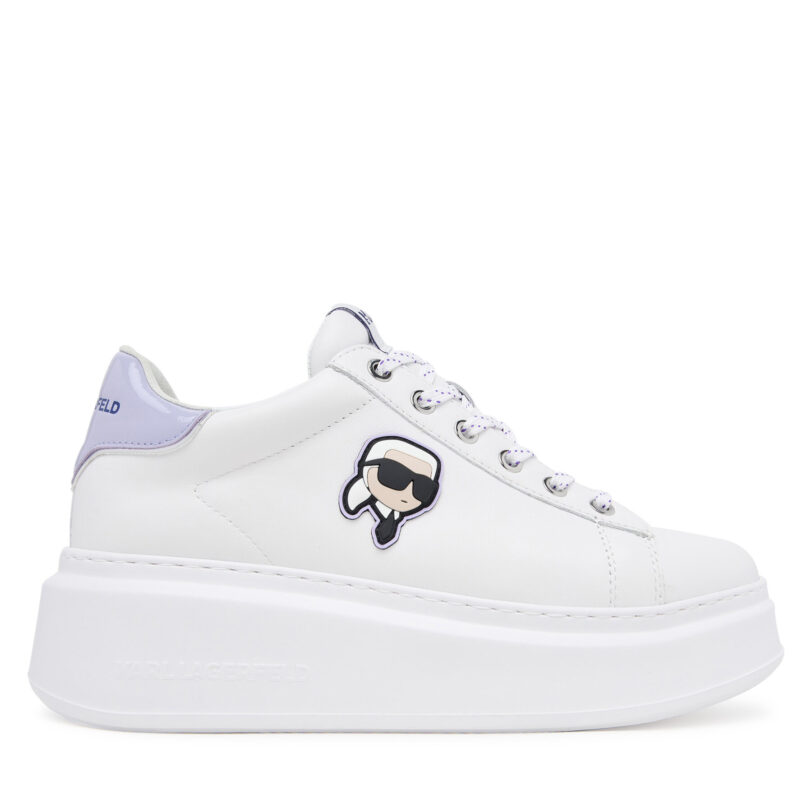 Сникърси KARL LAGERFELD Anakapri KL63530N Бял цвят на ниска цена