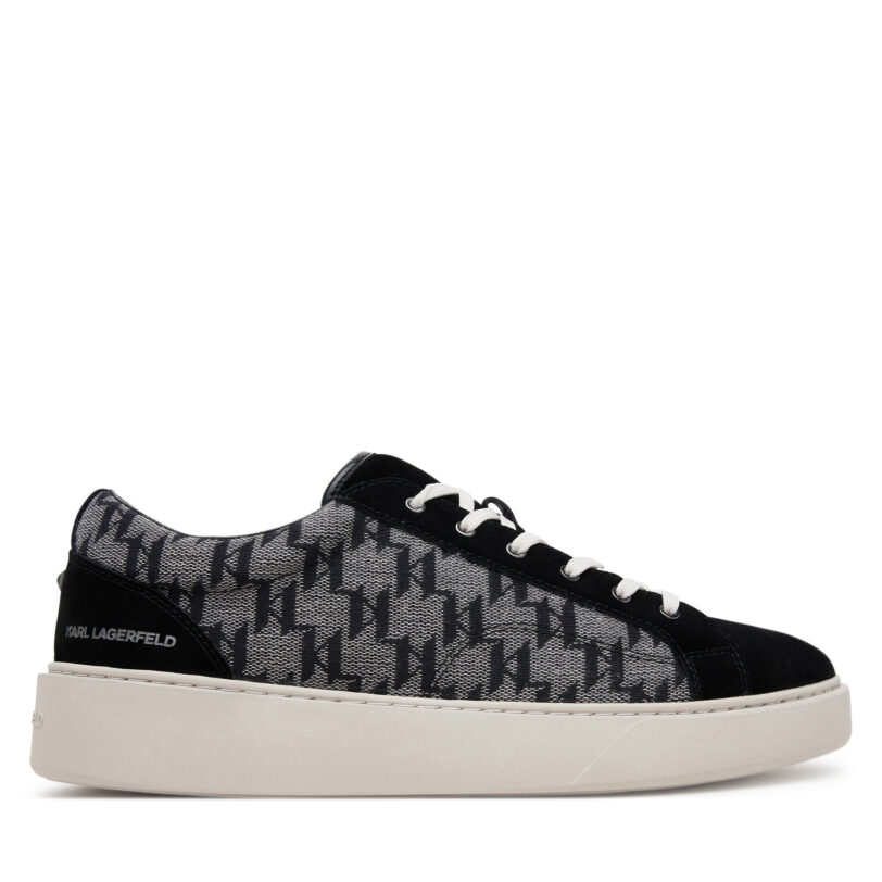 Сникърси KARL LAGERFELD Flint II KL53323 Черен цвят на ниска цена